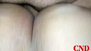 Fat Wife Screams in Bed Doggy