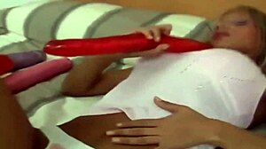 Hey, Fucking With Huge 2 Dildos Is Wild