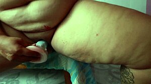 Big Ass Latina Squirts Hard After Juicy Masturbation in Bedroom