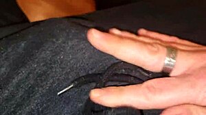 Sexy perverse cumshots with pissing and leather jacket.