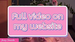 Jeny Smith gave a pantyless massage that surprised him with upskirt seduction.