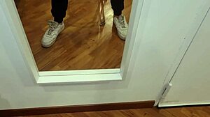 Sexy perverse cumshots with pissing and leather jacket.