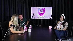 Compilados da Lexi Mallet no Bora Cast com Bruna Carlos Watch on Sheer Red