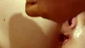 Little 18+ gets ass and pussy used in double penetration