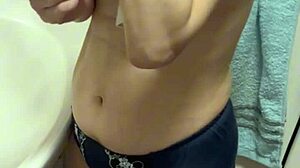 after japanese wife's bath, nipples beautiful, licked them hard, fingered