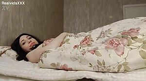 she achieves strong orgasm with fake cock and butt plug