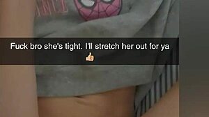 Cheating college girlfriend fucked roughly on Snapchat to pay debt