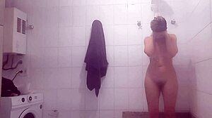 the reality of female bathing in pool and shower