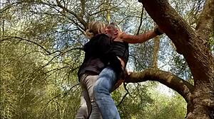 Hot Wife Fucking Doggy Style In Public Park