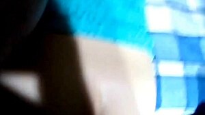 Young mexican girl discovers pleasure with older man in private