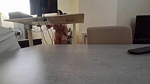 Latina Neighbor Boldly Fucks During Work Video Call, Fingering Herself Wetly While Masturbating To Creampie Climax