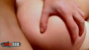 Sizzling office romp with busty blonde