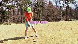 japanese horny babe bent over for fucking after clit stroking