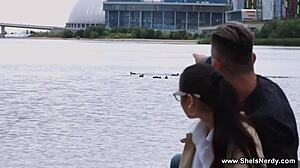 shy nerdy coed bloom lambie studies quietly