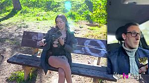 Allison Sweet Shows Tits and Seeks Cock in Public