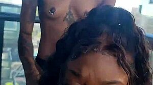 Kashofficials, getting strapped by Renity Love on the balcony?