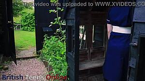 Hey, British nurse gives oily handjob! 😘