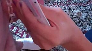 Bound In Chastity Device For Femdom