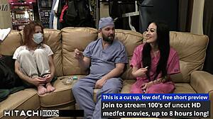 Patient Screams During Hitachi Orgasm from Doctor!