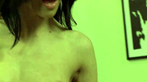 Squirting slut engages in rough quickie sex leading to orgasm.