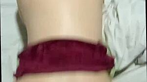 After red wine, I make my curvy Latina moan loudly at home