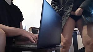 i masturbate near my office colleague