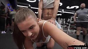 I-I got caught cheating in the gym with my bf