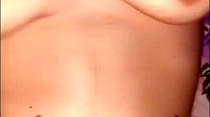 fucking my girlfriend for the first time with natural tits