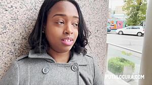 Colombian Whore Swallows Small Cock Cum!