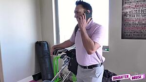 Bobby And Marcus Punish Daughters With Dicks In Garage Doggystyle