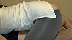 Watch the Japanese wife straddle her lover in passionate cowgirl sex.