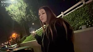 Italian Milf Artemisia Love Enjoys Outdoor Smoking Session