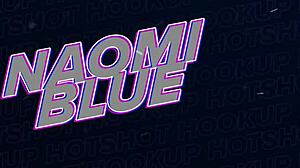 Stacked brunette naomi blue gets sprayed after raw fuck