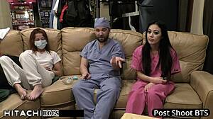 Patient Screams During Hitachi Orgasm from Doctor!