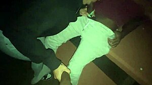 Park Slut Sucks Two Dicks!