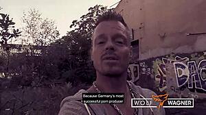 i ride on his dick on the grass in this full scene from wolfwagner com