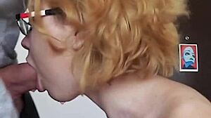 Rough face fuck petite teen April's throat!