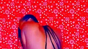 Naked nympho begs to be fucked.