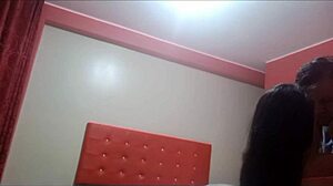 My stepbrother caught me and fucked me hard in dad's room