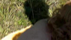 Wild Beach Pervert Jerks Off To Naked Blonde Sunbathing