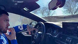 Intense DP Threesome With Stranger Babe