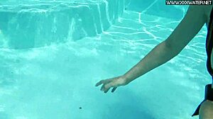 Hot Blowjob by the Poolside!