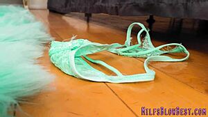 Redhead Cougar Feels Passion Sucking And Stroking