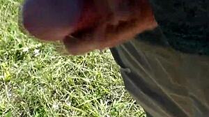 Wild Beach Pervert Jerks Off To Naked Blonde Sunbathing