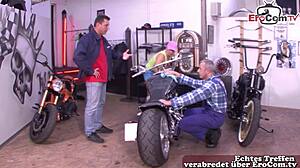 German step family threesome