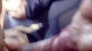 My stylist gives me a blowjob in this voyeur scene