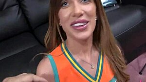 Hot Friend Akira Angel Fulfills Cheerleader Fantasy Dream