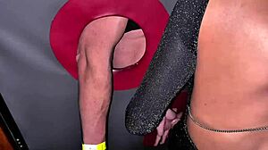 i watch my wife squirt and swallow in the swing.