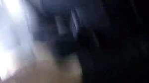 My stylist gives me a blowjob in this voyeur scene