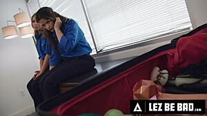 Boss disciplines with anal fisting toys